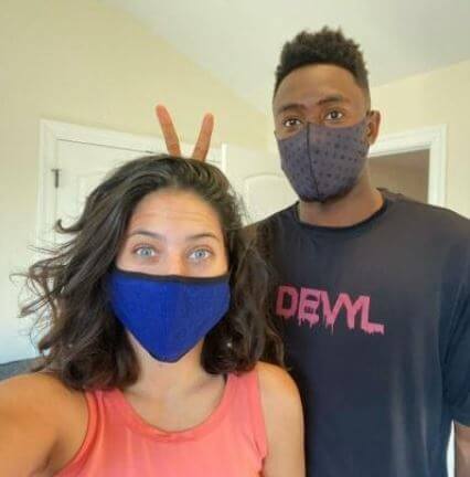 Marques Brownlee with his girlfriend.
